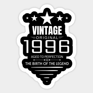 Vintage 1996 - Birthday Gift Sticker